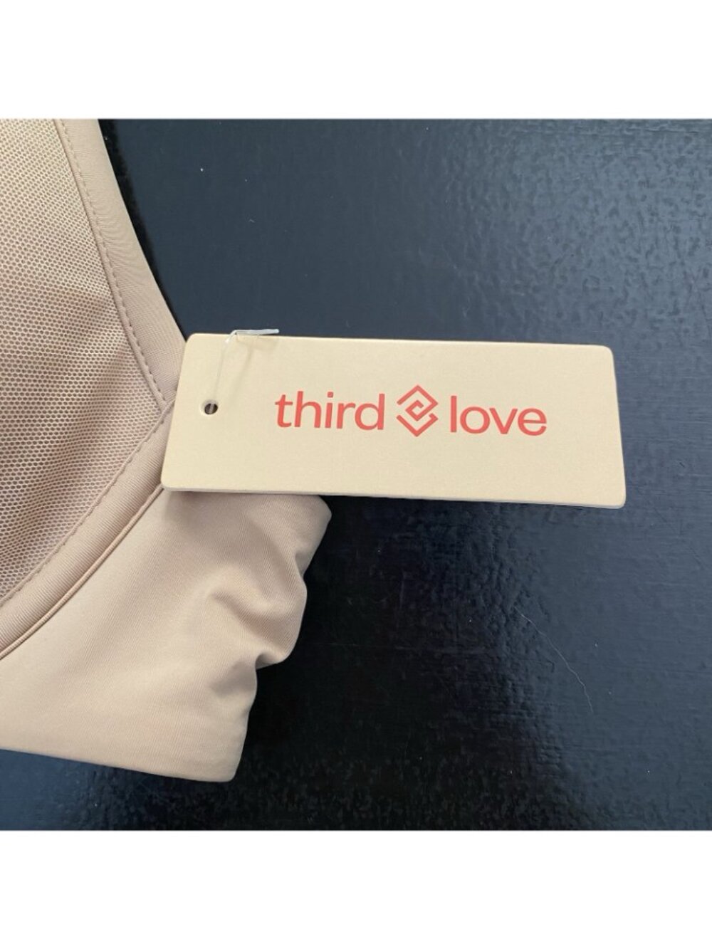Thirdlove 24/7® Classic Uplift Plunge Bra Size 32B Taupe Beige Mesh Underwire - Picture 6 of 14
